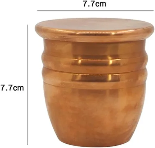 Miniatura 5 de blue-ther Copa de sellado de cobre, trucos de magia tazas y bolas Magic Classics Stage Professional para magos accesorios de escenario accesorios
