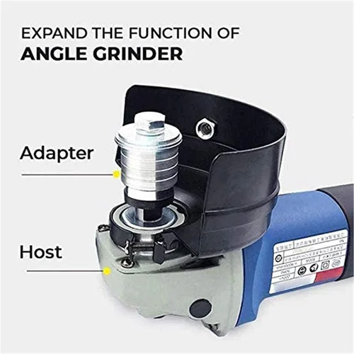 Miniatura 8 de Amoladora angular a máquina ranuradora, convertidor adaptador de taladro de tornillo, cabezal de conversión M10/M14 para máquina ranuradora variable