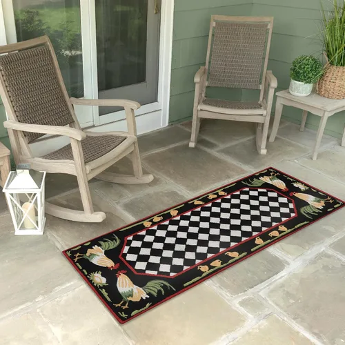 Miniatura 23 de Liora Manne FRONTPORCH - Alfombra duradera copetuda a mano para interiores y exteriores, decoración de aves de jardín de transición