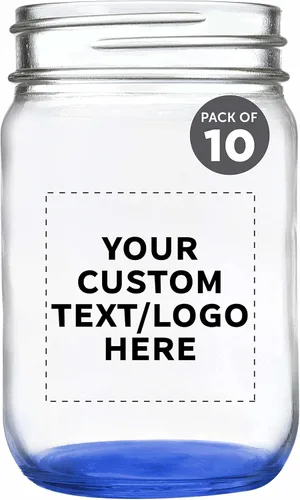 Miniatura 33 de DISCOUNT PROMOS Tarros de vidrio decorativos personalizados de 12 onzas, juego de 50 unidades, tarros de vidrio para avena durante la noche, dulces