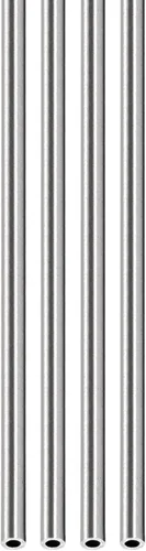 Miniatura 17 de DTGN Tubo de acero inoxidable 304 de 0.276 in x 0.008 in x 9.843 in (ODxWall TxL) - Paquete de 4 - Bueno para equipos de maquinaria - Tubos de metal