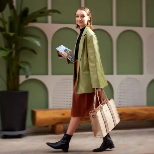 Miniatura 2 de Missnine Bolsa de lona para laptop de 15.6 pulgadas, bolsa de hombro para profesores, maletín para viajes, oficina, escuela, marrón, beige