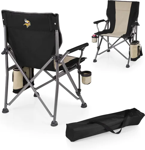 Miniatura 9 de Picnic TIME NFL Unisex-Adult NFL Outlander Folding Camping Chair with Cooler, Heavy Duty Beach Chair