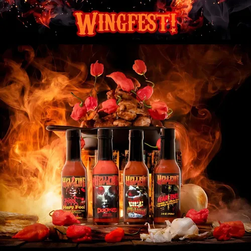 Miniatura 8 de Hellfire Fear This! Salsa picante galardonada Carolina Reaper de 5.0 fl oz