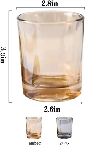 Miniatura 2 de Vaso de vidrio de 2 piezas, vaso para cepillos de dientes, soporte para brochas de maquillaje, cepillos de dientes, vasos y cepillos en el baño