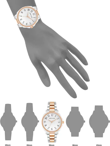 Miniatura 3 de Anne Klein Reloj pulsera fácil de leer para mujer