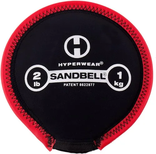 HYPERWEAR SandBell® bolsa de arena suave de peso (1–22 kg) – Precargada con arena limpia de EE. UU., peso suave seguro para entrenamiento de fuerza,