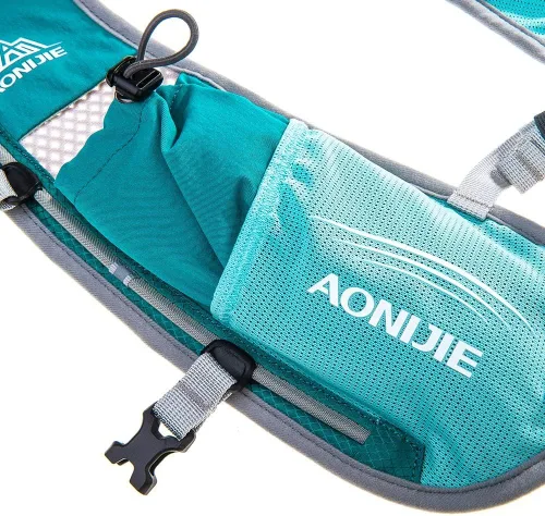 Miniatura 6 de AONIJIE Hydration Vest Pack Backpack 5L 5.5L Marathoner Running Vest Race Hydration for Women and Men Trail Run Hiking Jogging Vejiga azul y sin agua