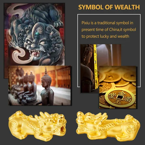 Miniatura 2 de EIELO Feng Shui Pixiu - Pulseras de buena suerte para hombres y mujeres, piedras preciosas naturales, energía curativa, obsidiana, pi, yao, dragón