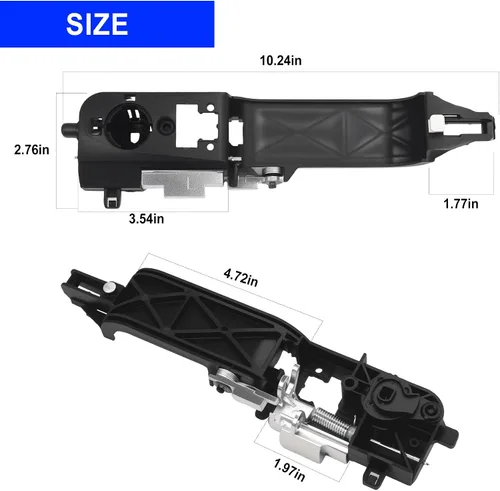 Miniatura 2 de 8s4z5426685b Soporte de Manija de Puerta del Conductor Delantera Izquierda Refuerzo de Base para 2008 2009 2010 2011 Ford Focus Reemplaza