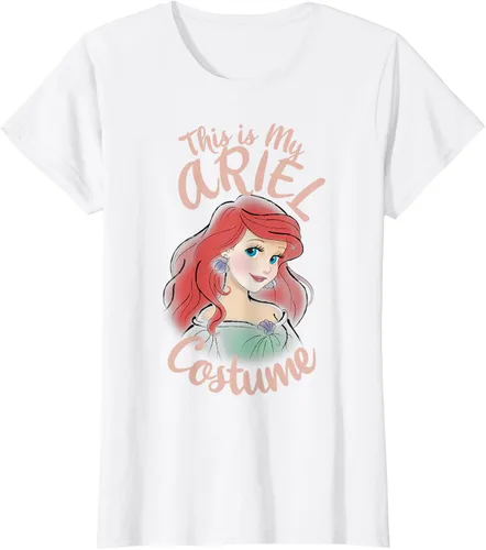 Miniatura 8 de Disney Camiseta de Halloween de Ariel This Is My Costume de La Sirenita, Blanco