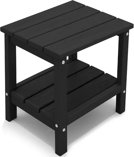 Miniatura 18 de KINGYES Mesa auxiliar doble, mesa auxiliar Adirondack- Aruba
