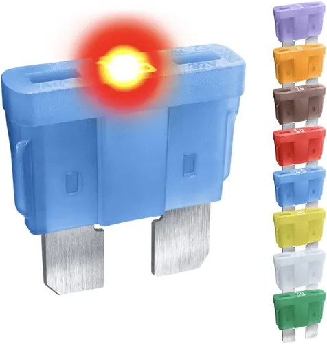 Miniatura 8 de CARAX Fusible incandescente – Fusible Premium Standard Regular Blade ATC/ATO/ATS – Surtido – Fusible automotriz LED brillante cuando se sopla