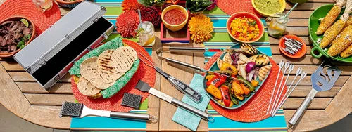 Miniatura 8 de Cuisinart Juego de Herramientas de Parrilla Deluxe, Juego de Parrilla de 20 Piezas, Accesorios para Barbacoa con Estuche de Aluminio, Accesorios