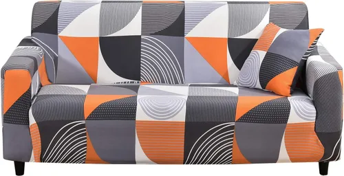 Miniatura 21 de MIFXIN Funda elástica para sofá, 1 pieza, funda elástica para sillón de 1 plaza, protector de muebles, funda elástica lavable para sala de estar