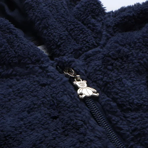 Miniatura 3 de Ropa de bebé recién nacido, chaqueta de forro polar, ropa neutra con capucha de invierno