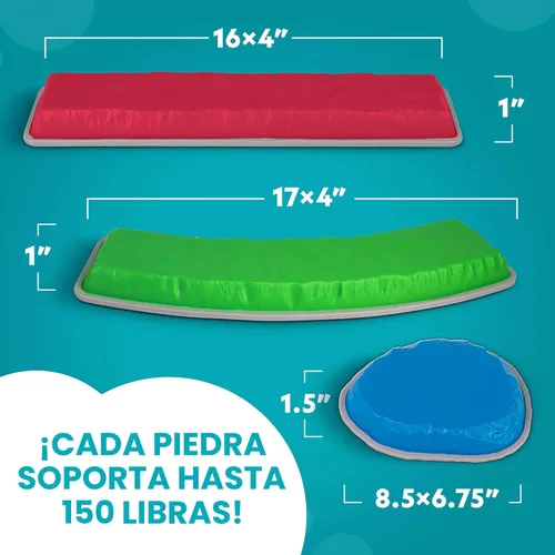 Miniatura 3 de Juego de Piedras de Equilibrio y Vigas de Equilibrio de National Geographic para Niños – Juego de 12 Piezas para Niños de 3+ con Dados de Espuma