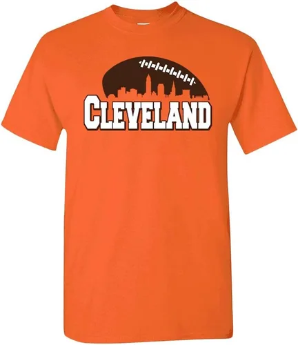 Miniatura 45 de Xtreme Apparrel City Skyline - Camiseta de hombre para los aficionados al fútbol americano Baltimore - Camisa púrpura