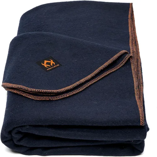 Arcturus|Cobija de lana militar, cálida, gruesa, lavable, para exteriores, campamento, estadio, picnic, viajes; para kit de supervivencia en el Azul