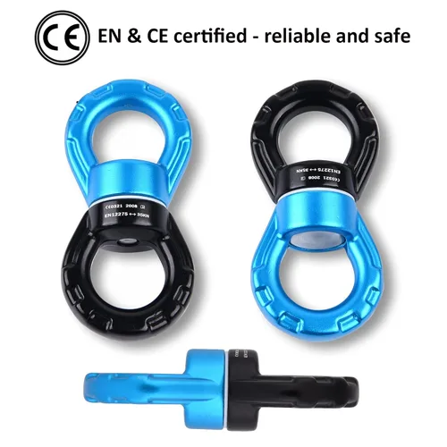 Miniatura 7 de PACEARTH Columpio giratorio 35KN resistencia a la rotura 360° Rotator Dispositivo giratorio de seguridad accesorio colgante para escalada en roca