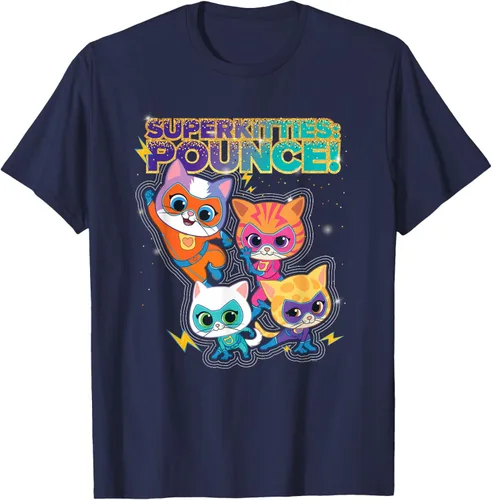 Miniatura 63 de Disney Junior SuperKitties Pounce! Camiseta de equipo completo, talla S