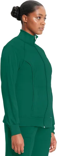 Miniatura 103 de Infinity by Cherokee 2391A - Chaquetas médicas con cremallera frontal para mujer, tela elástica en 4 direcciones