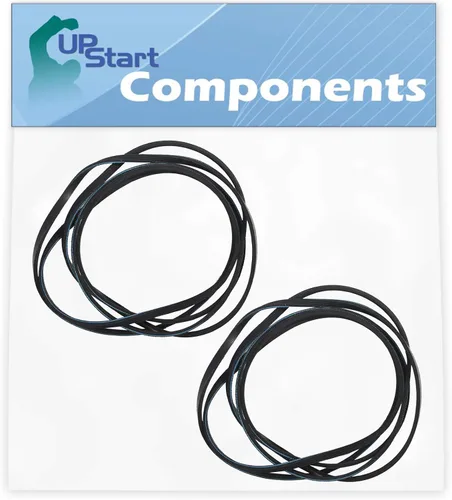 Paquete de 2 correas de repuesto para tambor de secadora 341241 para Roper RED4516FW0 Dyer – Compatible con correa 8066065 – Marca UpStart Components