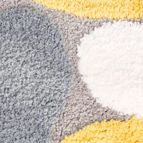 Miniatura 5 de Ankah Alfombra de baño bonita alfombra antideslizante para baño, absorbente, extrasuave, diseño adorable, 18 x 26 pulgadas, guijarros