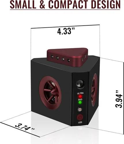 Miniatura 3 de Repelente ultrasónico de roedores 4 en 1 enchufable, repelente electrónico de ratones, disuasorio de ratas, dispositivo de control de plagas