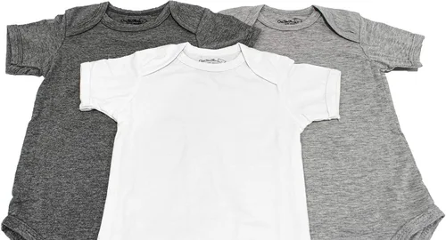 Miniatura 5 de 123 Bear - Mamelucos unisex de manga corta de algodón y spandex para bebé niño y niña