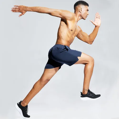 Miniatura 6 de Haimont Pantalones cortos deportivos para hombre de 5 pulgadas para gimnasio, deportes, entrenamiento activo con bolsillos, secado rápido