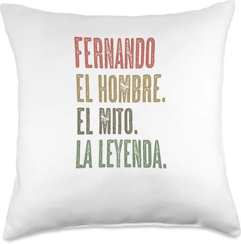 Miniatura 4 de FERNANDO - El Hombre El Mito La Leyenda Nombre Camisa - Throw Pillow