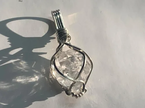 Miniatura 7 de 66 necklace pendant gemstones choose from moldavite, citrine, or herkimer diamond