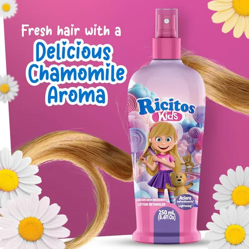 Miniatura 4 de Grisi Loción de Manzanilla para Niños, Loción Aclarante para darle brillo y reflejos dorados al cabello, Aclara Naturalmente, Desenreda el cabello