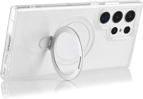 Miniatura 5 de Cavor Funda para teléfono Samsung Galaxy S22 Ultra para hombre, compatible con MagSafe, S22 Ultra con soporte, funda ultra magnética para Samsung A