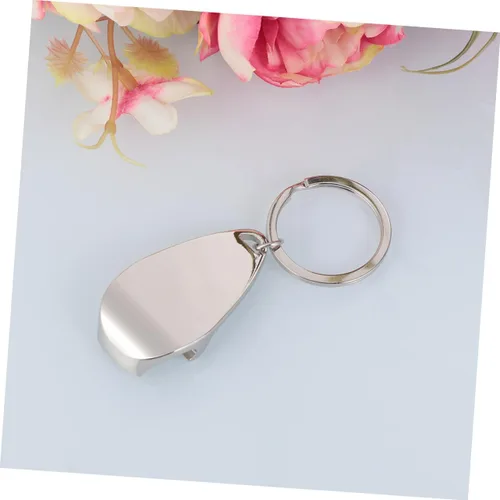 Miniatura 8 de UPKOCH 3 piezas de abrelatas llavero para hombres, llavero de coche para hombres, llavero de cerveza, llavero de vino de metal plateado para hombre