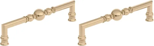 Richelieu Hardware BP8789192CHBRZ Firenze Collection 7 9/16 pulgadas (7.559 in), tirador tradicional de gabinete, bronce champán, 7 44820, 7 9/16