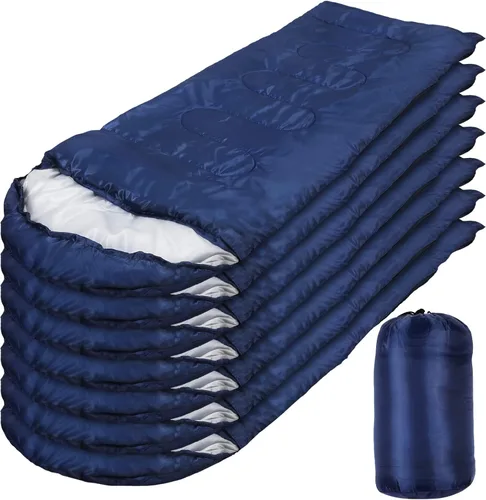 Miniatura 12 de Macarrie 10 Piezas Sacos de Dormir al Por Mayor para Donación a Personas Sin Hogar Refugio Adultos 0 Grados Sacos de Dormir Impermeables con Saco