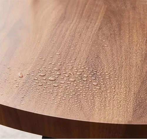 Miniatura 7 de Mesa de centro de madera rústica, mesa de centro ovalada de nogal, mesa de centro moderna para sofá, mesas auxiliares para sala de estar, hogar