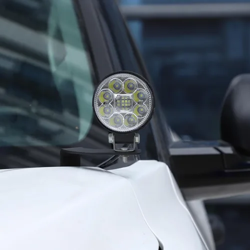 Miniatura 2 de Kit de soporte de montaje de luz LED para capó de automóvil compatible con Toyota Tundra 2022-2026, bisagras de capó de zanja, soporte de luz