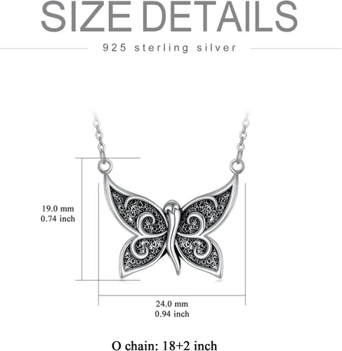 Miniatura 6 de Collar de cuerno italiano de plata de ley 925 con dije de cuerno italiano, amuleto de protección de buena suerte, joyería para mujeres y hombres