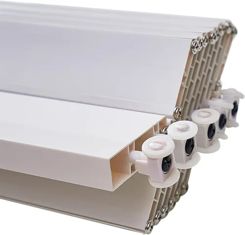 Miniatura 3 de Inicio Puertas de acordeón blancas de 32 x 80 pulgadas para armario, puerta plegable recortable de PVC, puertas plegables compactas, puerta Blanco