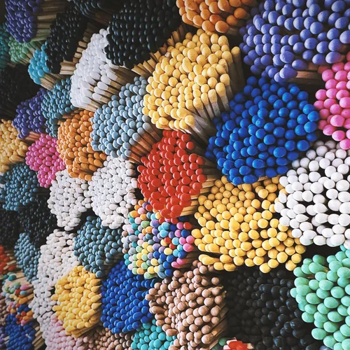 Miniatura 6 de Cerillas de color lila de 4 pulgadas (200 unidades, con calcomanías llamativas incluidas) Decorativo único y divertido para tu hogar, regalos