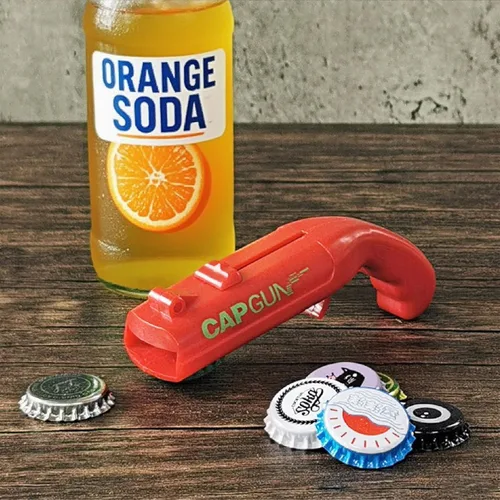 Miniatura 2 de Abrebotellas, lanzador de disparos divertidos, abridor de cerveza creativo para beber, fiesta familiar, bar, barbacoa al aire libre