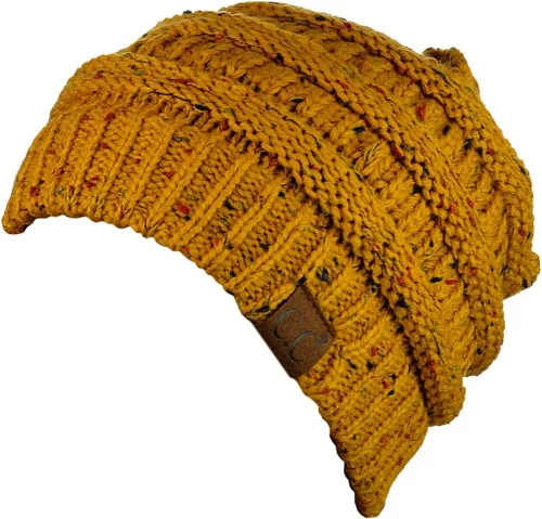 Miniatura 117 de C.C Trendy Warm Chunky Soft Stretch Cable Knit Beanie