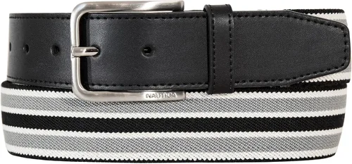 Nautica Men's Bold Fashion and Dress Leather Belt with Metal Buckle