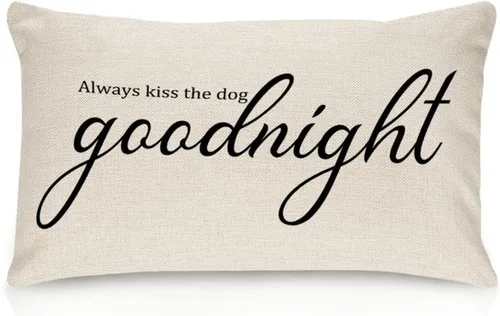 Miniatura 40 de Sweet Dreams - Fundas de almohada lumbar de lino y algodón de 12 x 18 pulgadas, funda de almohada rectangular decorativa de granja, divertida