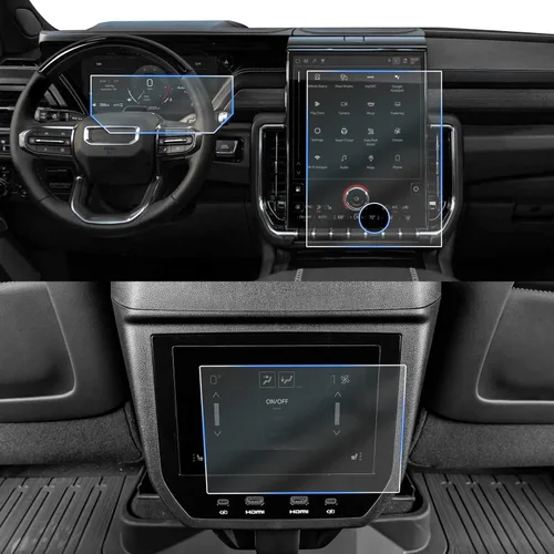Miniatura 13 de CDEFG 3 protectores de pantalla mate para GMC Yukon 2025 2026, sin reflejos ni huellas dactilares, vidrio templado para GMC Yukon 2025 2026, 3
