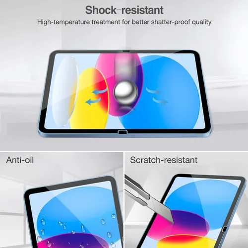 Miniatura 5 de ProCase Paquete de 1 protector de pantalla para iPad A16 2025 de 11ª/10ª generación 2022 (11 pulgadas/10.9), protector de película de vidrio