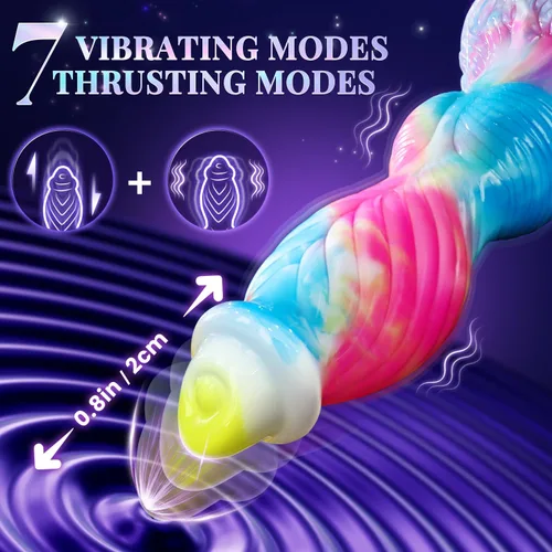 Miniatura 3 de Consolador de empuje juguetes sexuales vibrador - 10.2 pulgadas 4 en 1 enormes consoladores gruesos juguetes anales, monstruo consolador grande